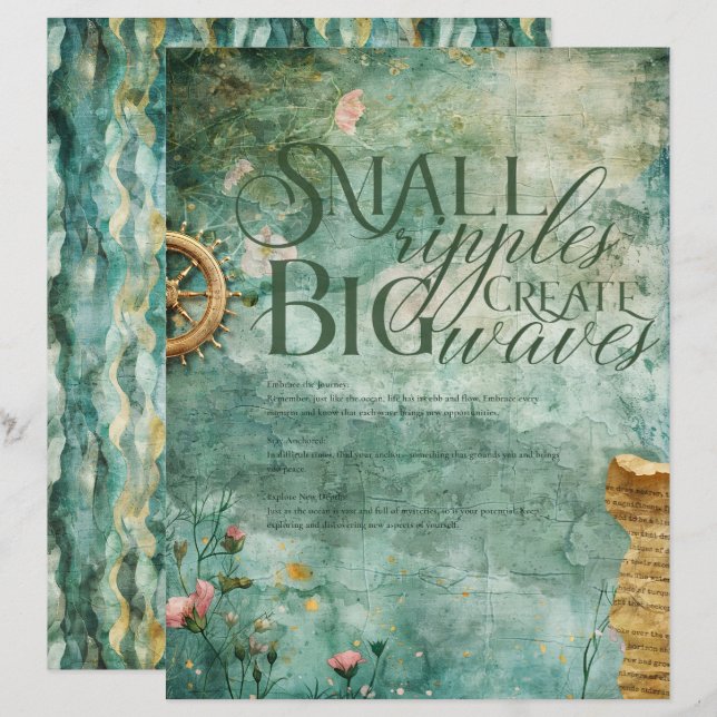 Documento de segurança do Teto Submarino do Oceano (Frente/Verso)