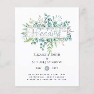 Documento FLYER de Orçamento Vestido Greenery Con