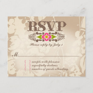 Documento Tropical Floral Linen do MAUI RSVP