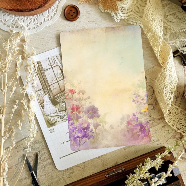 documentos florais vintage (Criador carregado)