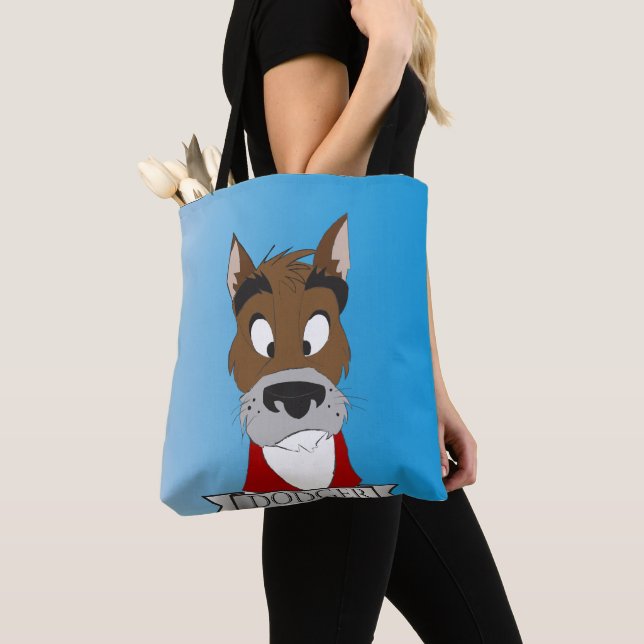 Dodger The Dog Tote Bag (Close Up)
