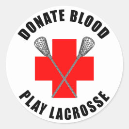 Doe etiquetas do Lacrosse do jogo do sangue
