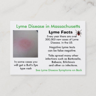 Doença de Lyme em cartões de informação de