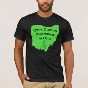 Doença de Lyme na Camisa de Fita de Consciência de