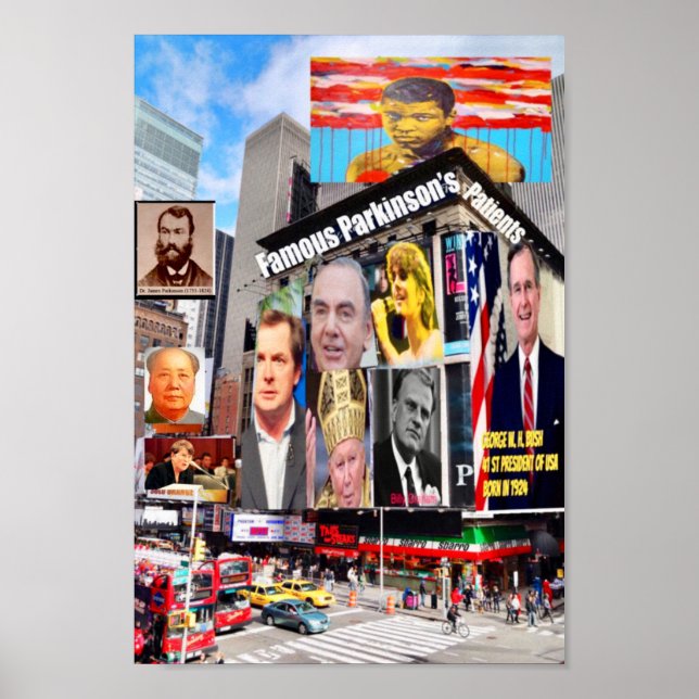 Doentes Famosos de Parkinson - poster (Frente)