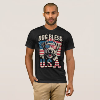 Dog Bless the USA T-shirt