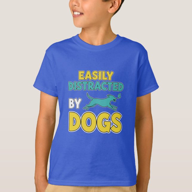 Dog Distractions Daily: My Kind of Focus. T-shirt  (Frente)