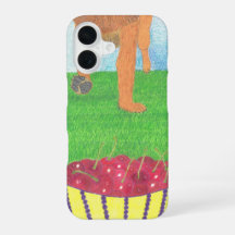 Dog paws and cherry phone case