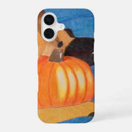Dog paws and pumpkin phone case