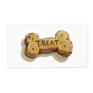 Dog trata adesivos arte divertida para cães festas