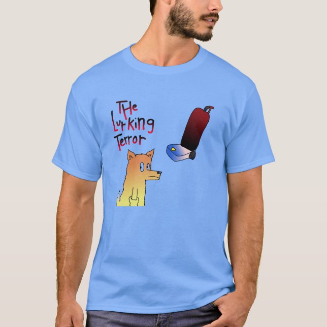 Dog versus vacuum T-Shirt (Frente)