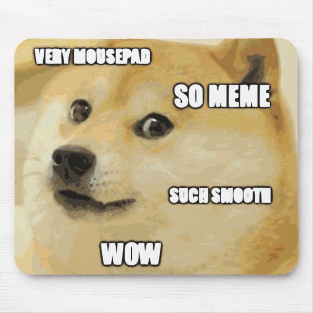 Doge Meme Mousepad (Frente)