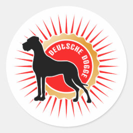 Dogge alemão autocolante