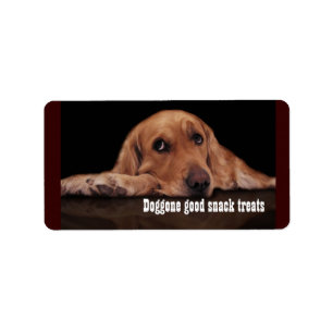 Doggone boa etiqueta do deleite do petisco