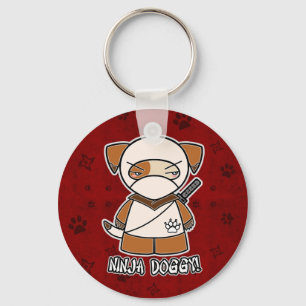 Doggy de Ninja! No chaveiro vermelho