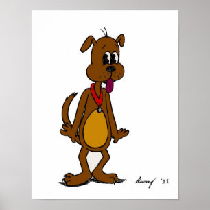 Doggy Toon Impressão