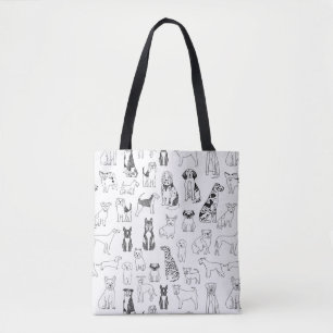 Dogs Tote Bag - design para cães, bolsa para cãe