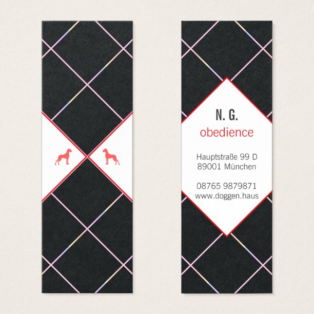 Dogtrainer Obedience Great Dane  (Frente & Verso)