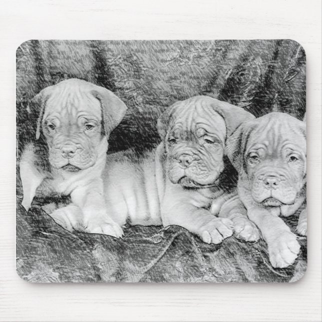 Dogue de bordeaux mousepad (Frente)