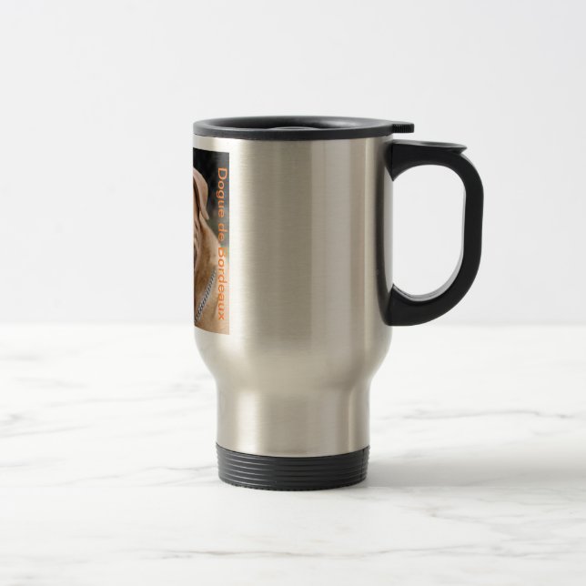 Dogue de Bordéus, caneca de viagem (Direita)