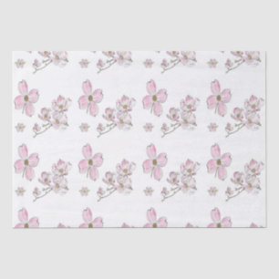 Dogwood Pattern design em Papel Tecido