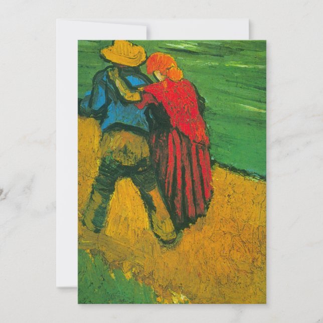Dois Amantes por Vincent van Gogh (Frente)
