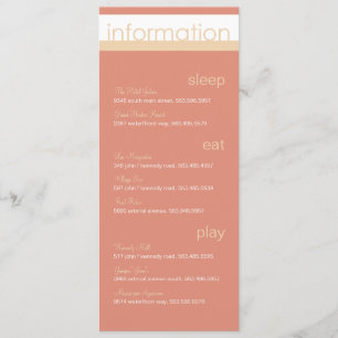 Dois anúncios da informação das noivas