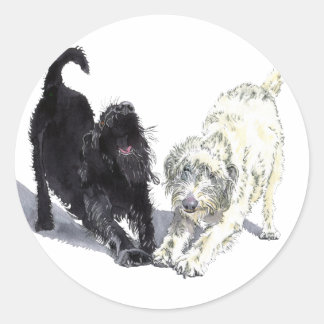 Dois Autocolantes redondos