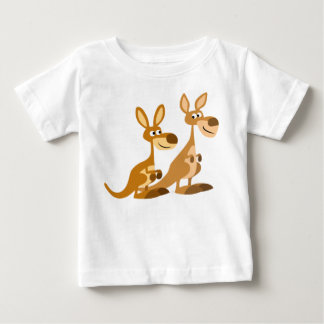 Dois Bons Cartoons Kangaroos Baby T-Shirt