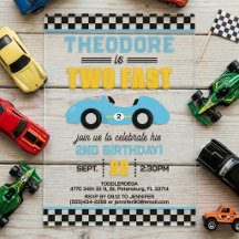 Dois Carros de Corrida Rápidos 2º Aniversário