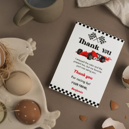 Dois cartões de agradecimentos de festas de aniver