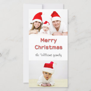 Dois Cartões de foto de Natal de Imagem