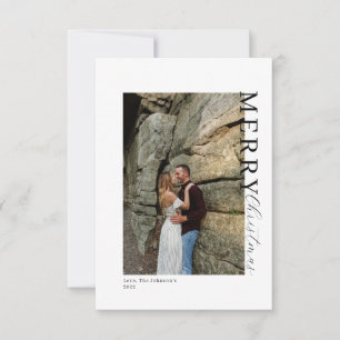 Dois cartões de Natal minimalísticos fotográficos