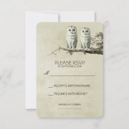 DOIS CARTÕES RUSTIC WODLAND RUSTIC WODLAND RSVP DE