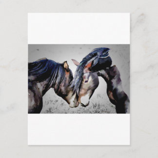 dois cavalos no convite do amor,