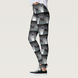 Dois Cisnes Pretos Desfilam Arte, Leggings Damas