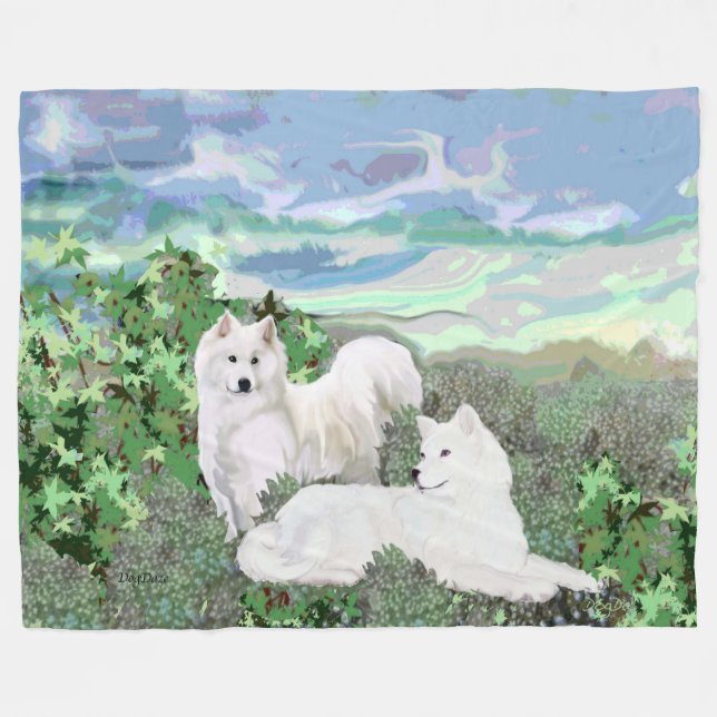 Dois cobertores Sammies (Frente (Horizontal))