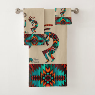 Dois Conjunto de Toalhas de Kokopelli Bath no Sudo