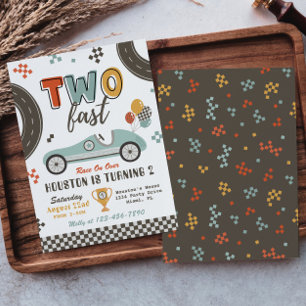 DOIS Convite Rápido   Convite de Aniversário de Co