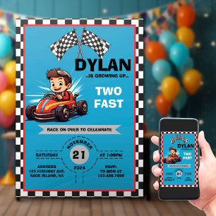 Dois Convite Rápido de Aniversário