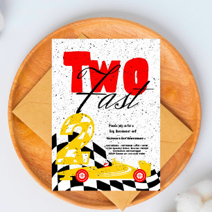 Dois Convite Rápido de Festa de segundo aniversári