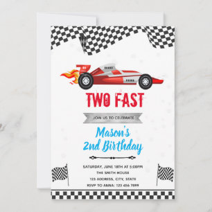 Dois convites de aniversário rápidos
