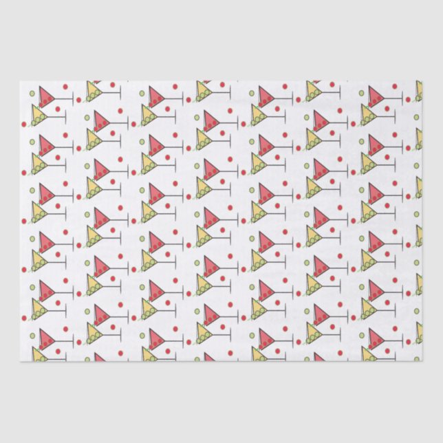 Dois coquetéis - Papel tecidular (Frente )