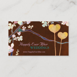 Dois corações românticos que Wedding cartões d