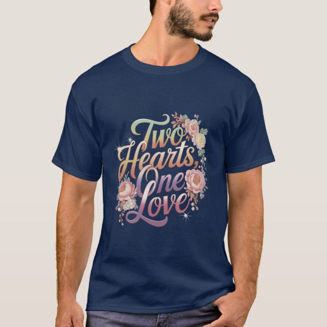 Dois Corações, Uma Camisa De Amor (Frente)