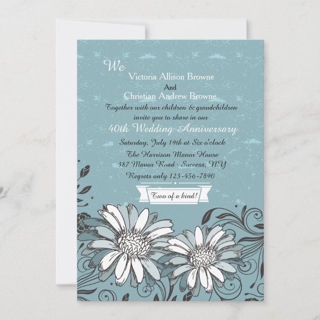 Dois de um convite amável (Frente)