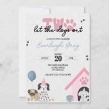 Dois Deixem os Cachorros Sair | Convite para segun