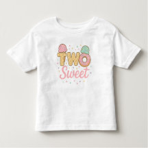 DOIS DOCE - Camiseta de 2º Aniversário para Crianç