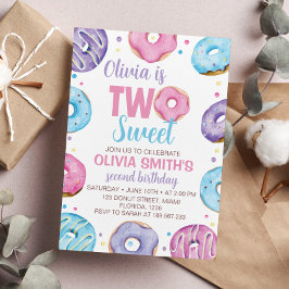 Dois Doce Convite Aniversário