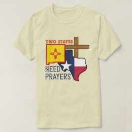 Dois Estados precisam de camiseta de orações